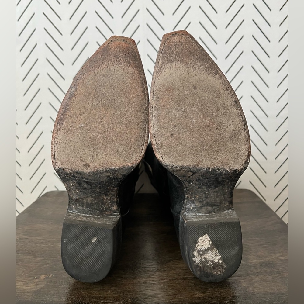 Black Cowboy Boots - Picture 5 of 5